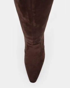KIYOMI ESPRESSO SUEDE Heeled Boots