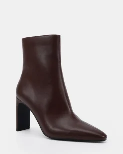 KORINA MILK CHOCOLATE Heeled Boots