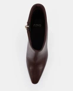 KORINA MILK CHOCOLATE Heeled Boots