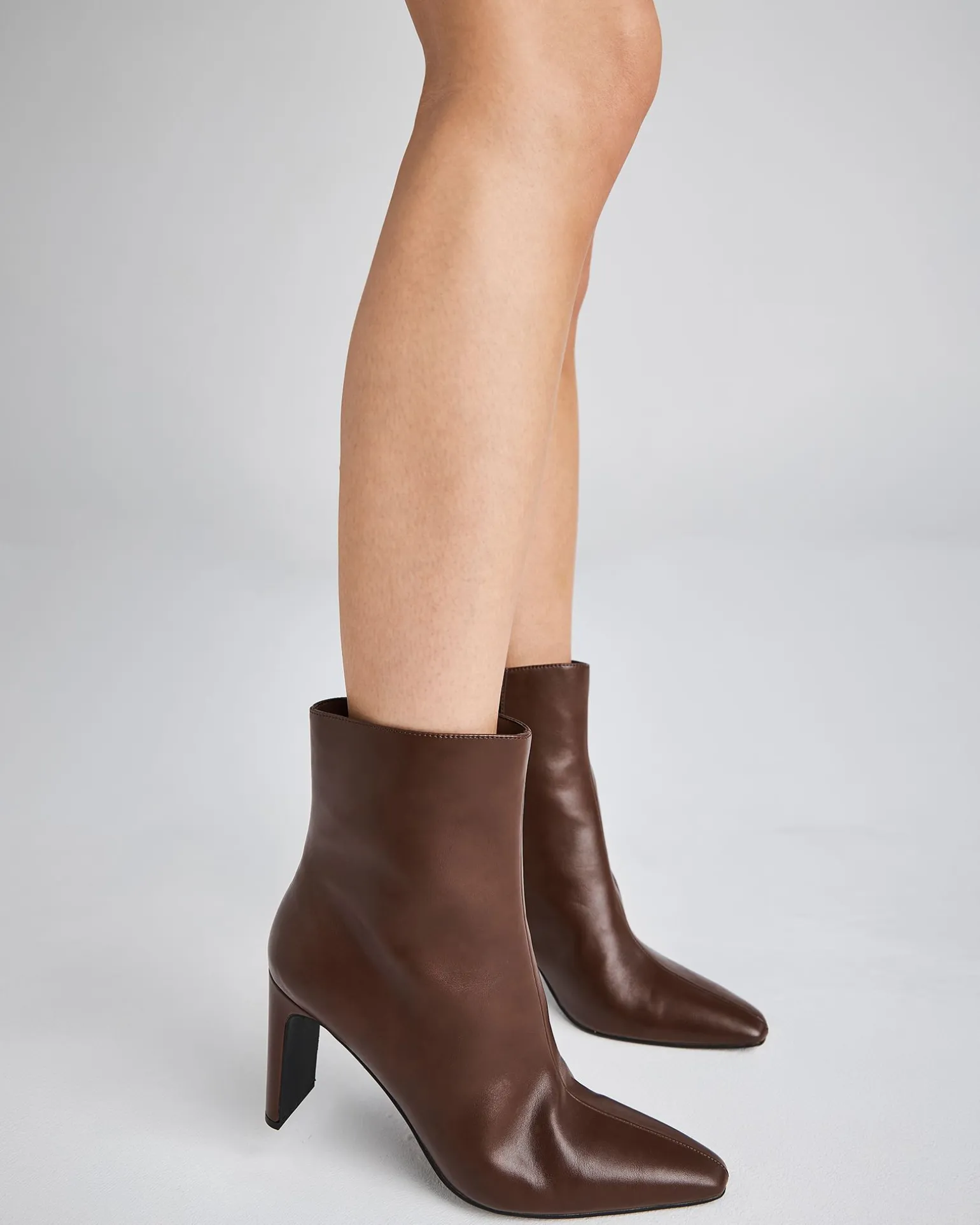 KORINA MILK CHOCOLATE Heeled Boots