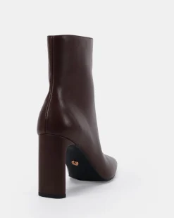 KORINA MILK CHOCOLATE Heeled Boots