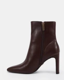 KORINA MILK CHOCOLATE Heeled Boots