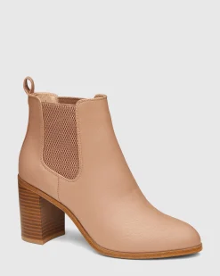 KRISTEENIE Nude Ankle Boots