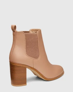 KRISTEENIE Nude Ankle Boots
