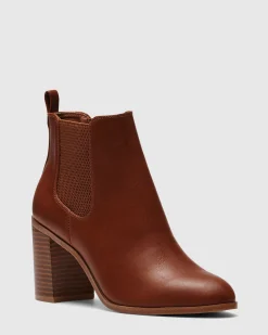 KRISTEENIE TAN Ankle Boots