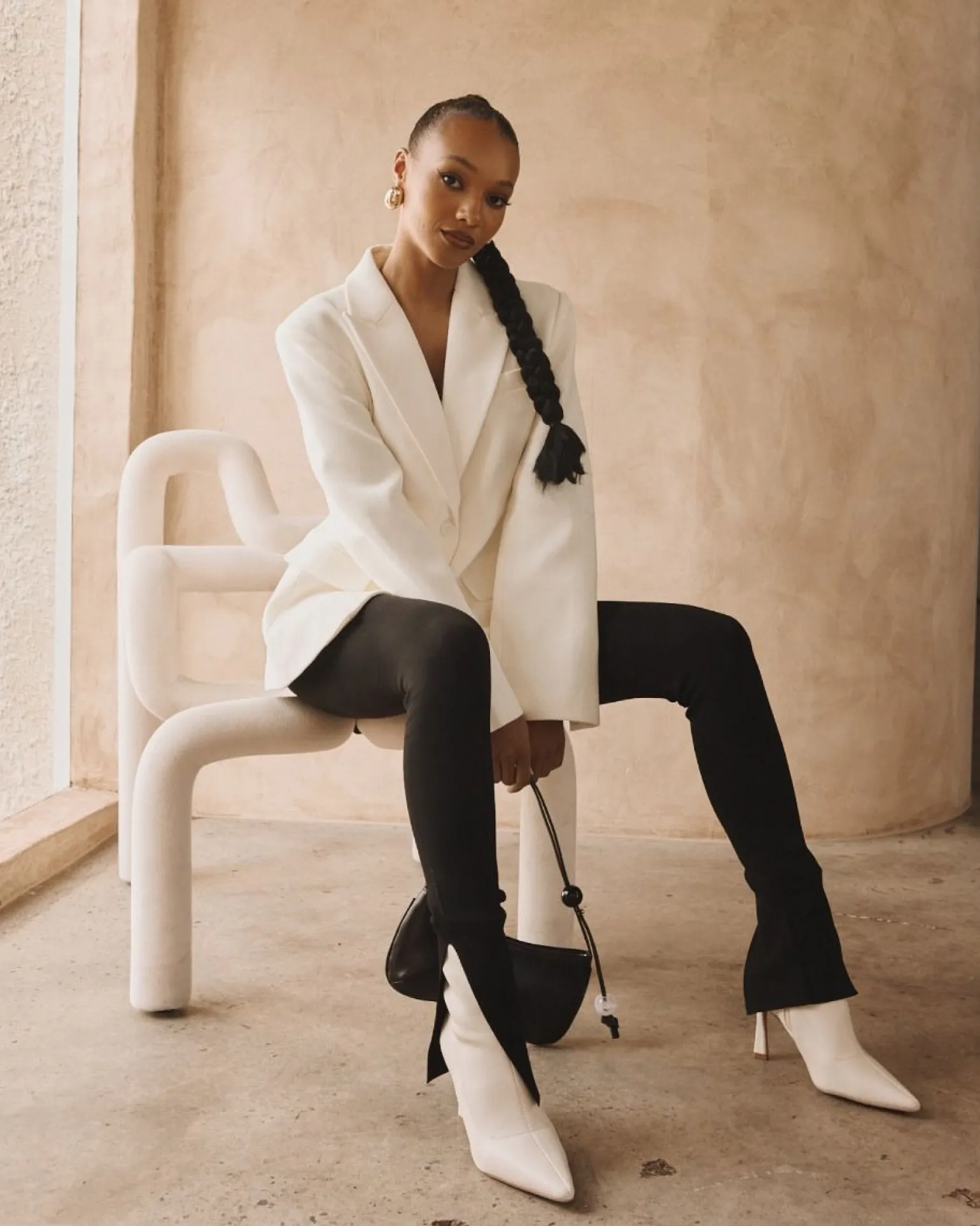 KROC CREAM Ankle Boots