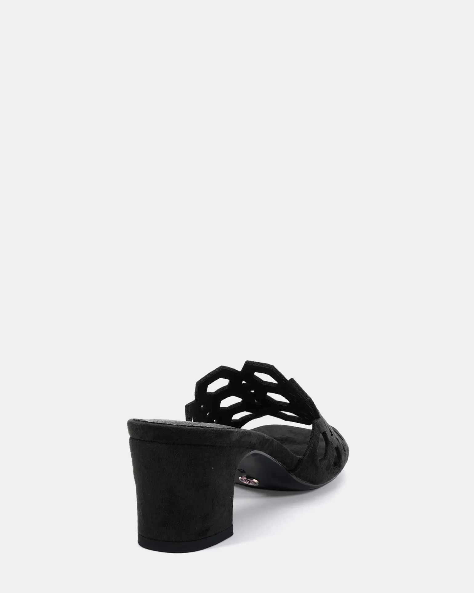 LANTERN Black Suede Mules