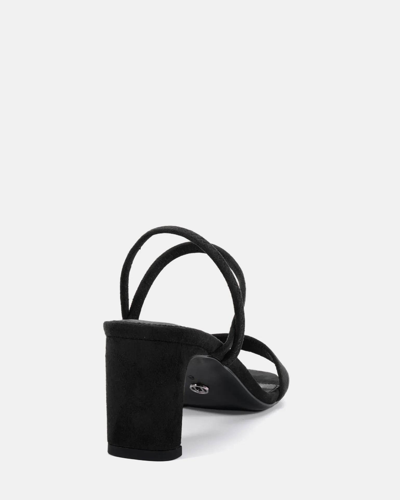 LASSO Black Suede Low Heels