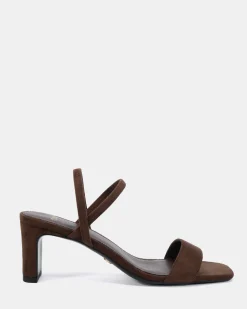 LASSO ESPRESSO SUEDE Low Heels