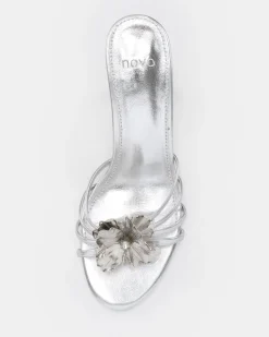 LEILANY SILVER Low Heels