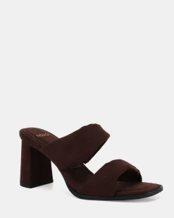 LESIA ESPRESSO SUEDE Mules