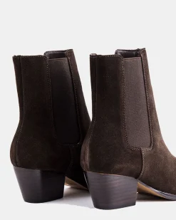 LI-GRIMSBY Brown Suede