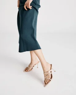 LOENA NEUTRAL CRINKLE PATENT High Heels