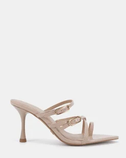 LOENA NEUTRAL CRINKLE PATENT High Heels