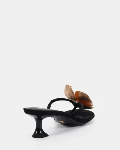 LOVESICK Black Suede Low Heels