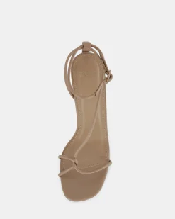 MACERATA Sand Open Toe Heels