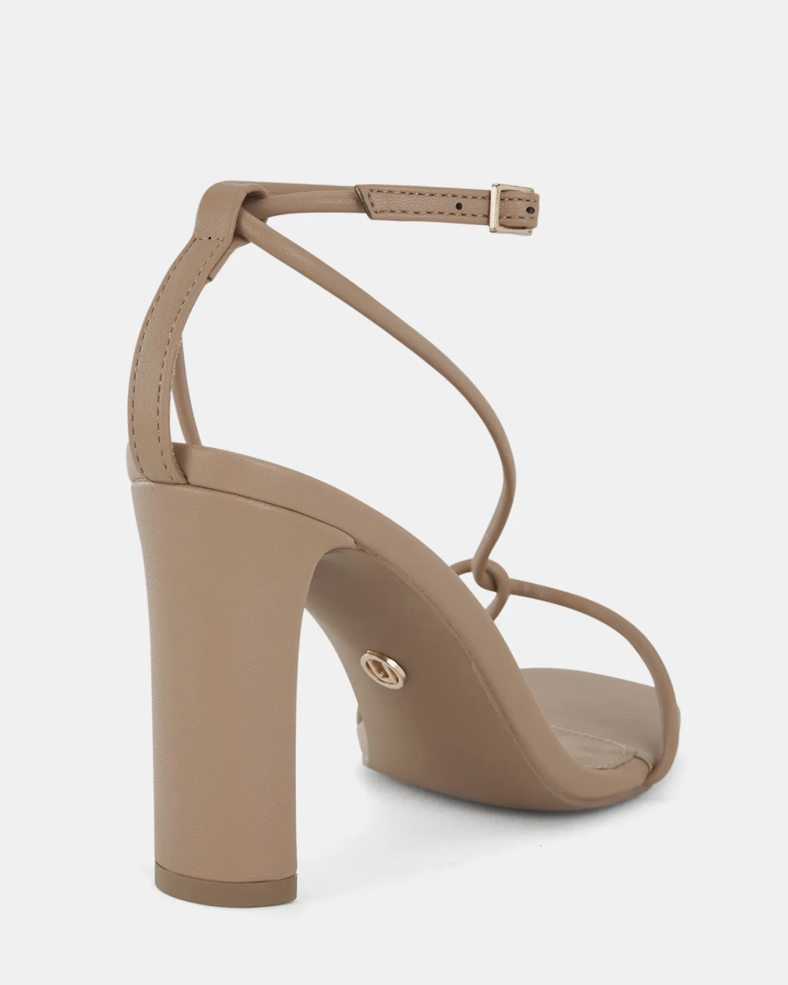 MACERATA Sand Open Toe Heels