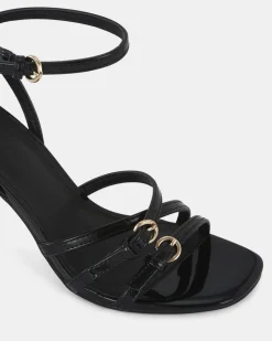 MADAIO Black Patent Stilettos