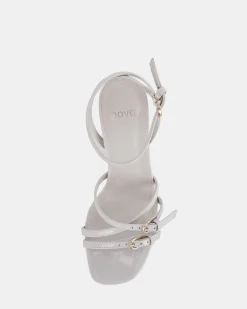 MADAIO CREAM PATENT Stilettos