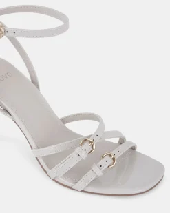 MADAIO CREAM PATENT Stilettos