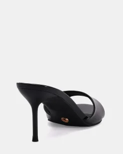 MALAN Black Patent Mules