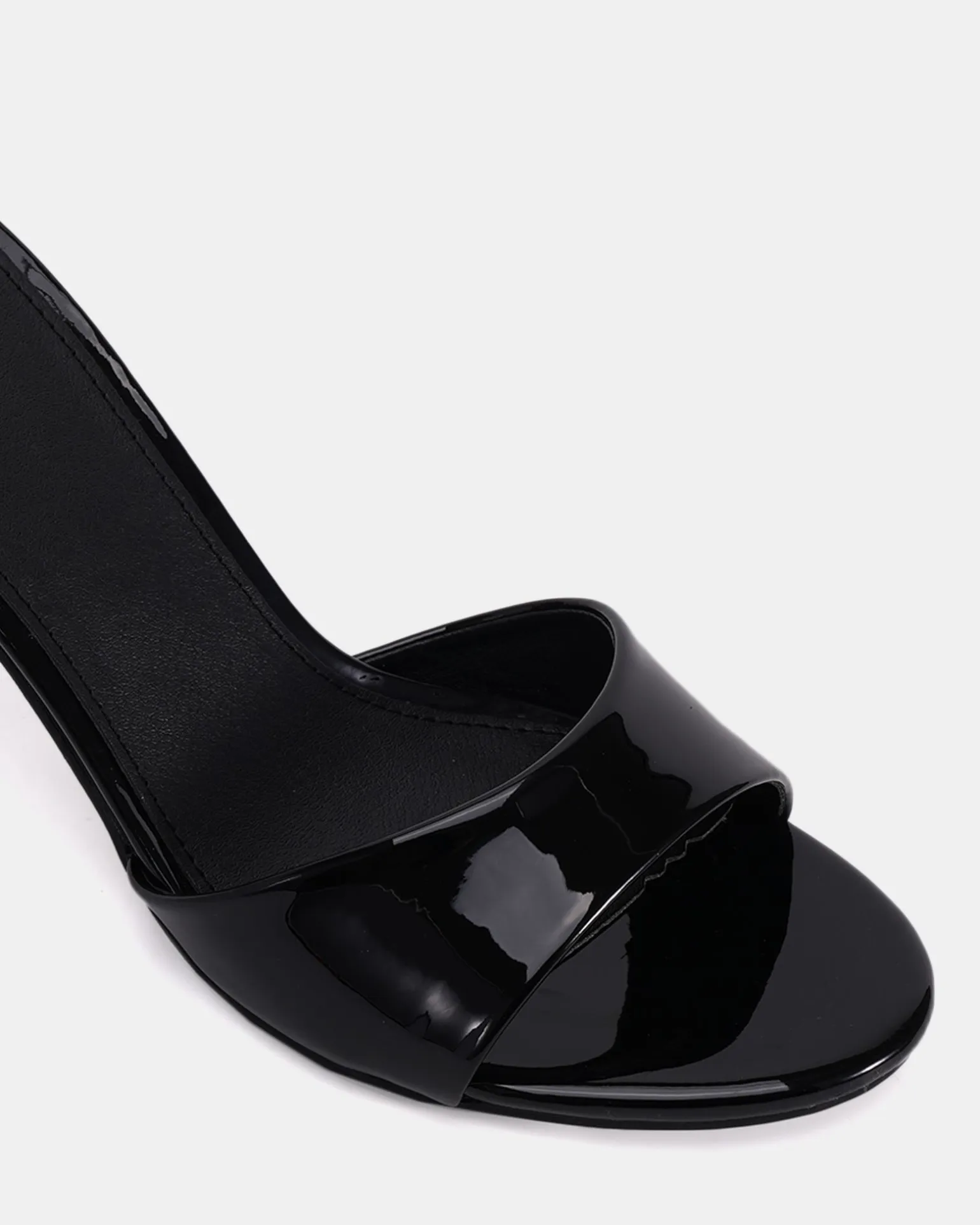 MALAN Black Patent Mules