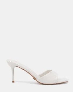MALAN White Patent High Heels