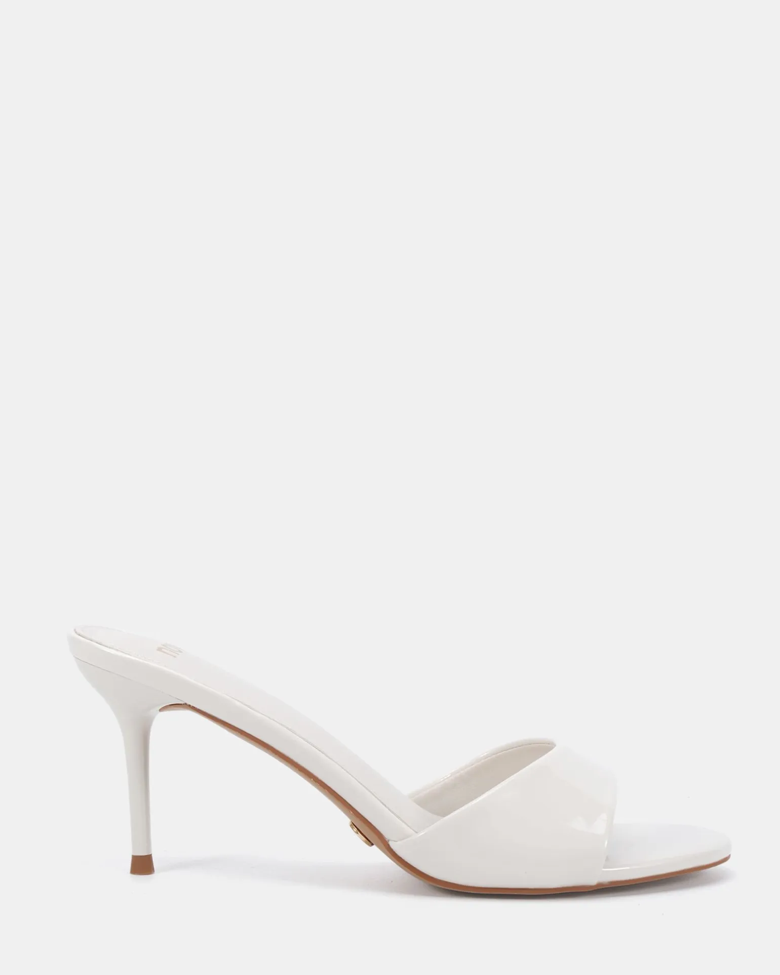 MALAN White Patent High Heels
