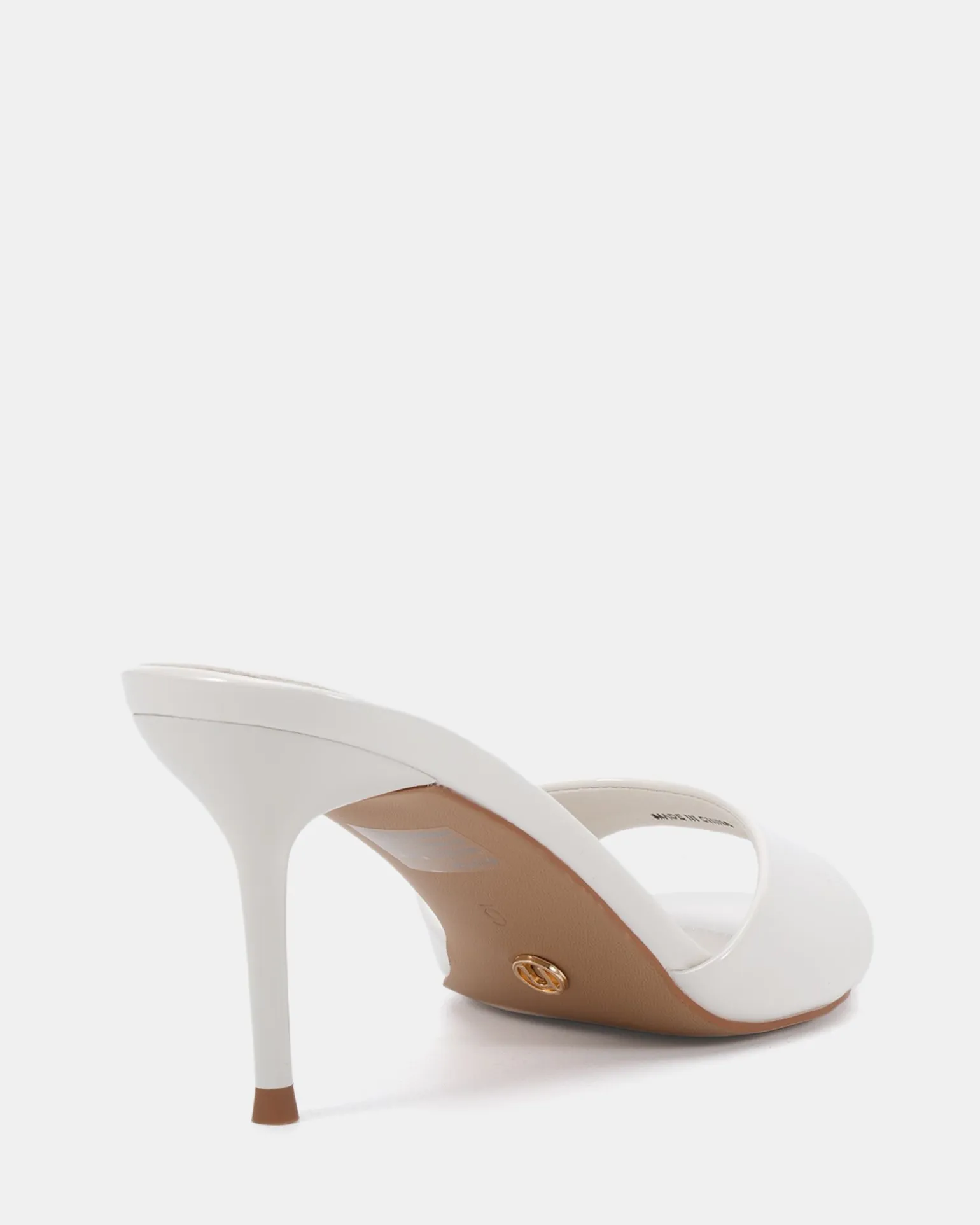MALAN White Patent High Heels