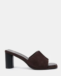 MANDI ESPRESSO SUEDE Mules