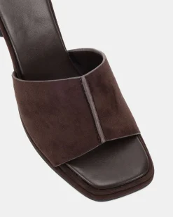 MANDI ESPRESSO SUEDE Mules