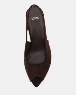 MARCELLA ESPRESSO SUEDE High Heels