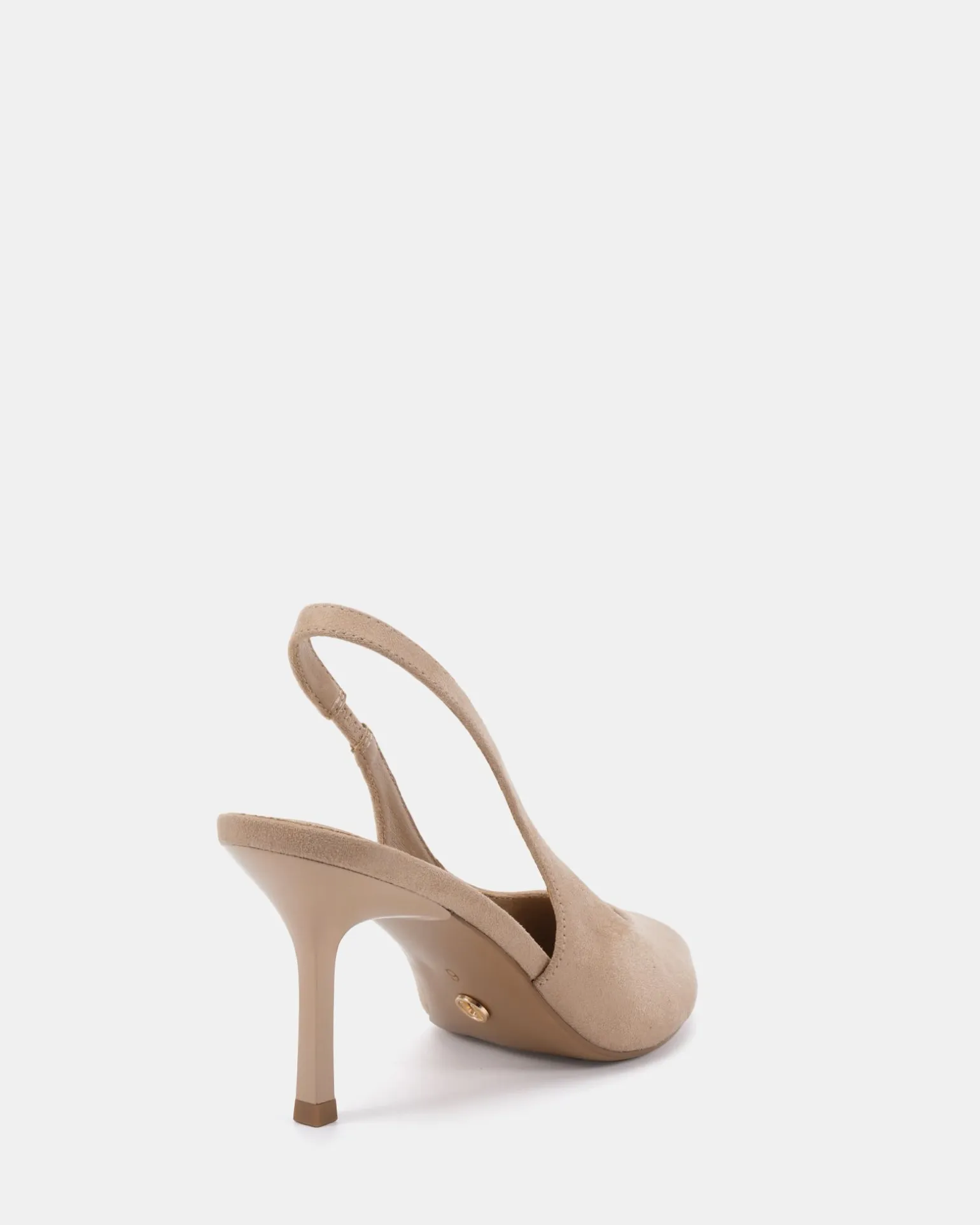 MARCELLA Neutral Suede Mules