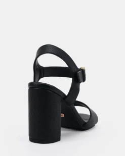 MARGIE Black Pebble High Heels
