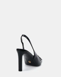 MARLOW Black Patent High Heels