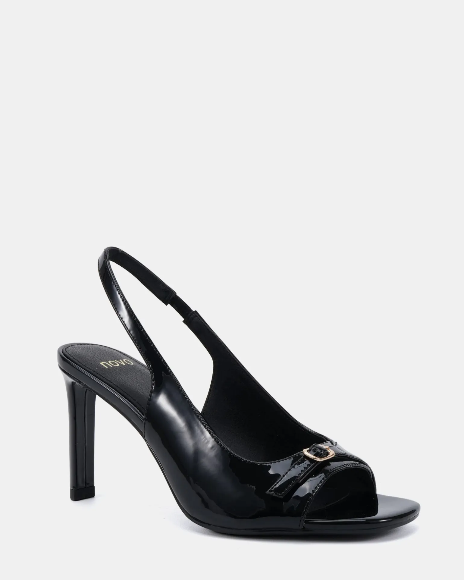 MARLOW Black Patent High Heels