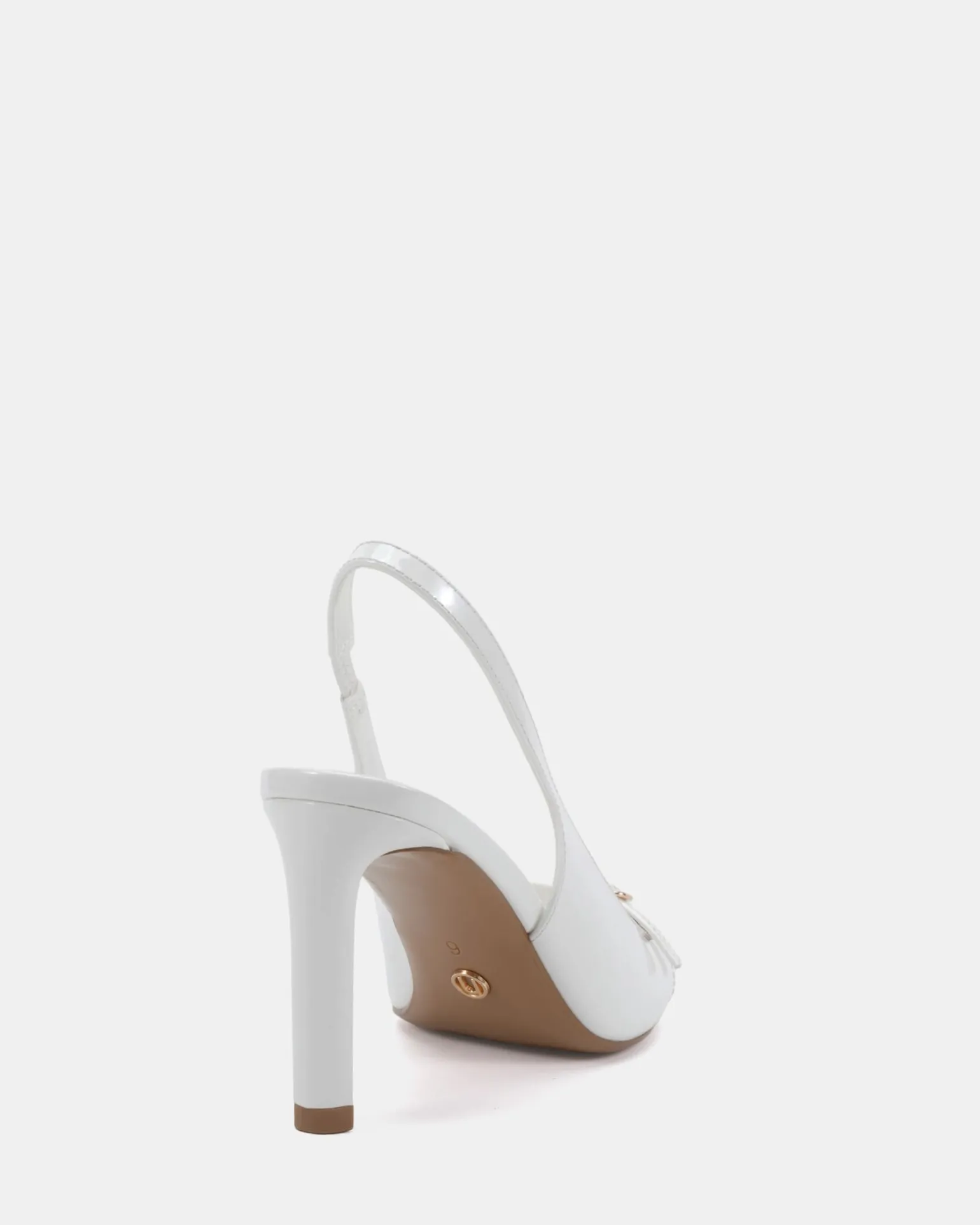 MARLOW White Patent High Heels