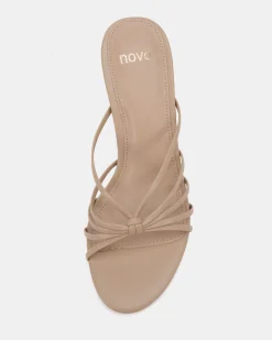 MILKSHAKE NEUTRAL Open Toe Heels