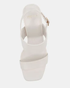MONICA WHITE Heeled Sandals