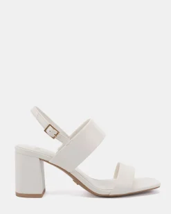 MONICA WHITE Heeled Sandals