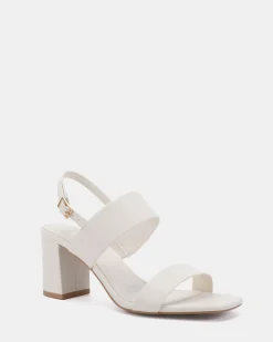 MONICA WHITE Heeled Sandals
