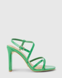 MOON GREEN Slim Rectangular Heels