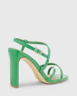MOON GREEN Slim Rectangular Heels
