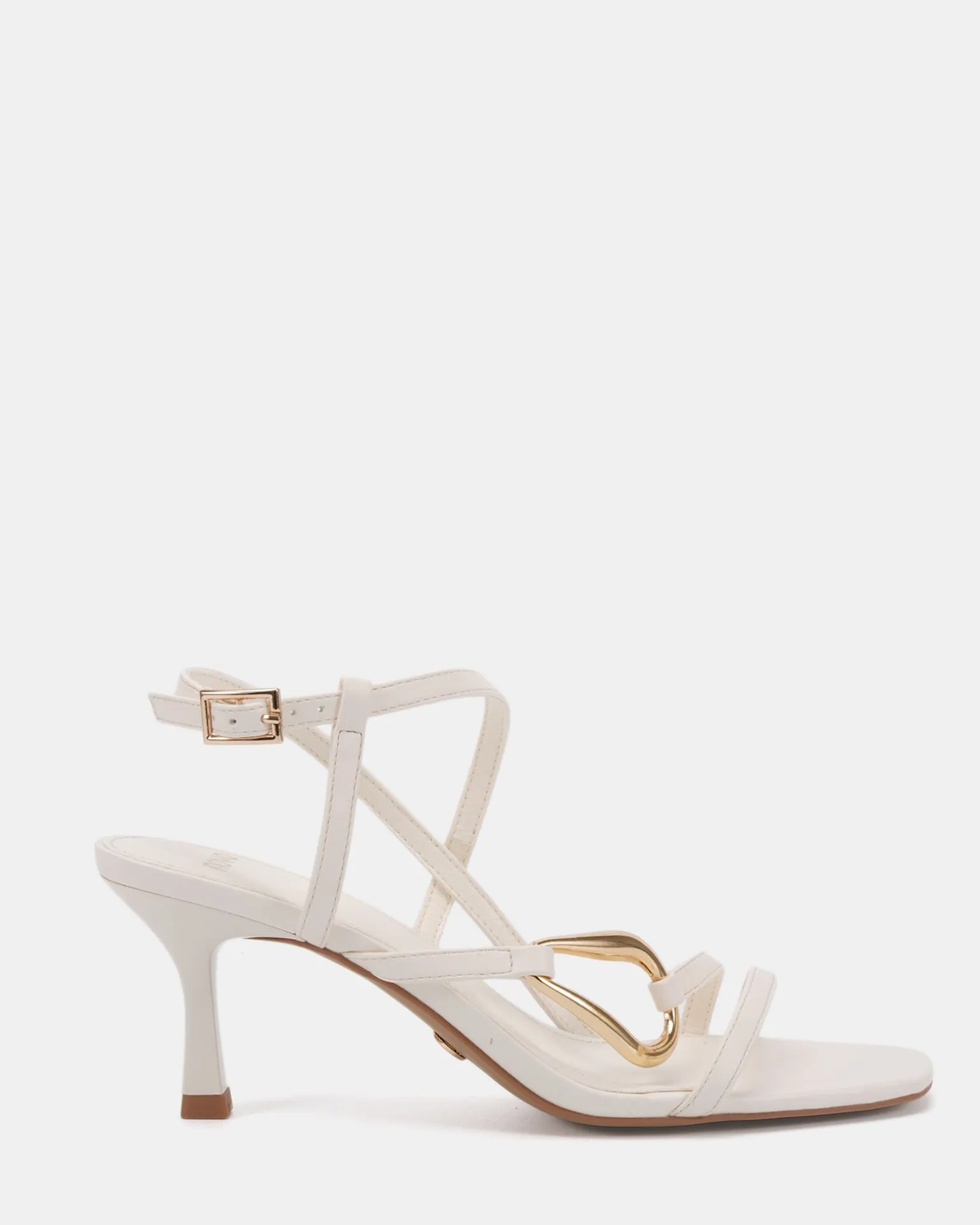MORENA WHITE Open Toe Heels