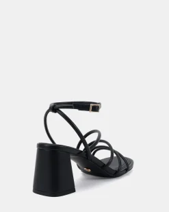 MUFFIN BLACK Block Heels