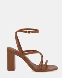 NARA BROWN SUGAR Block Heels