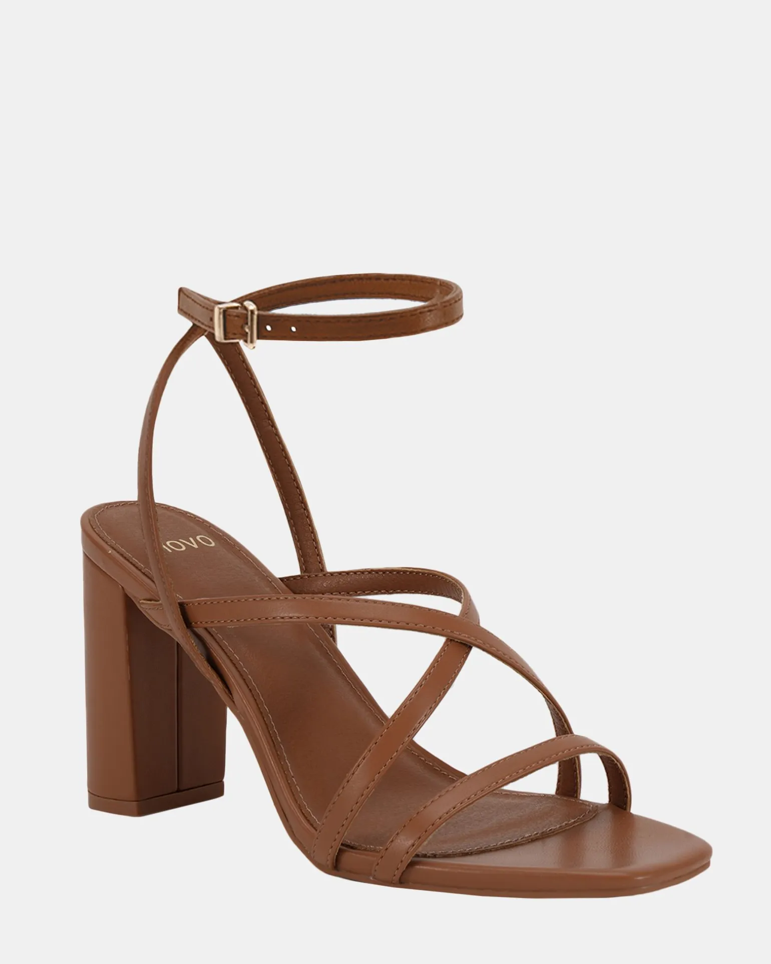 NARA BROWN SUGAR Block Heels
