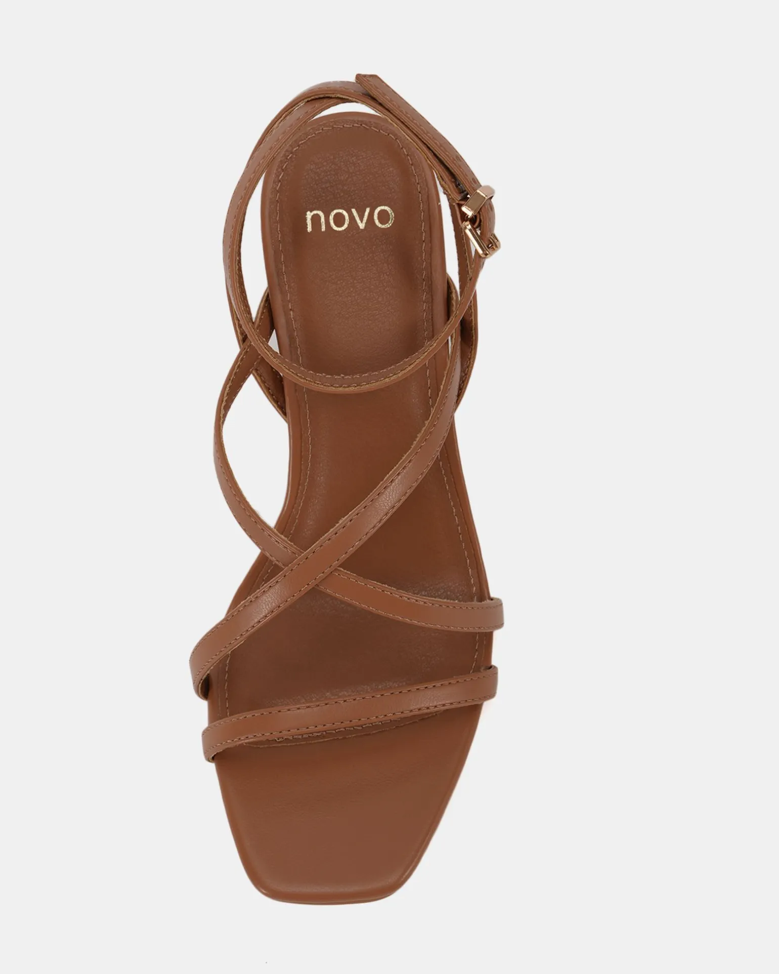 NARA BROWN SUGAR Block Heels