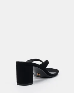 NEAVE BLACK NUBUCK High Heels