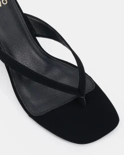 NEAVE BLACK NUBUCK High Heels